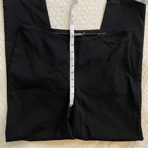 J. McLaughlin Black Lightweight Pants Trousers Women’s Size 10 Side Zip Classic - Picture 6 of 8